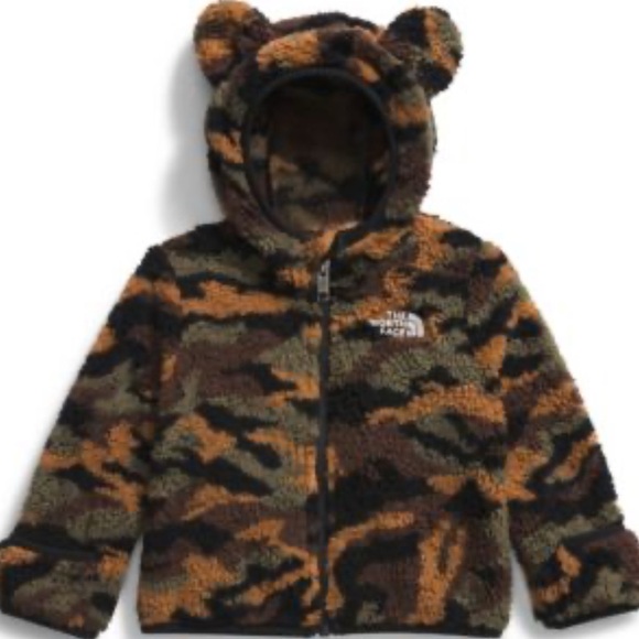 The North Face Baby Campshire Bear Hoodie Jacket Camo  Kids Camouflage Jacket - Picture 1 of 7